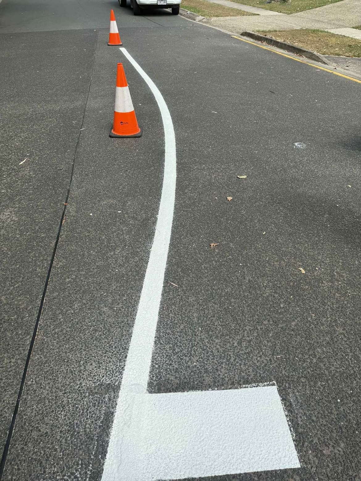 Industrial line marking