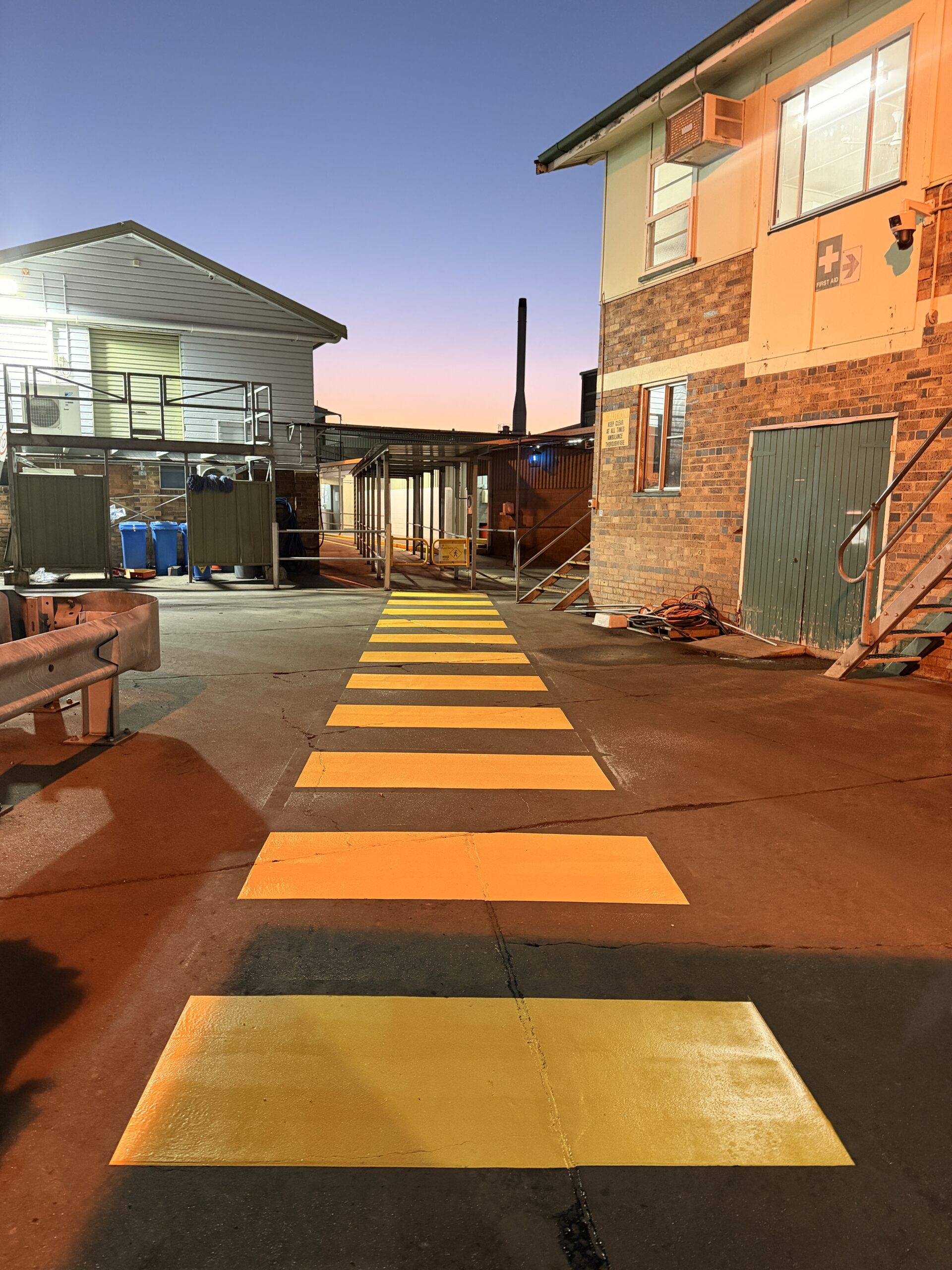 Commercial line marking