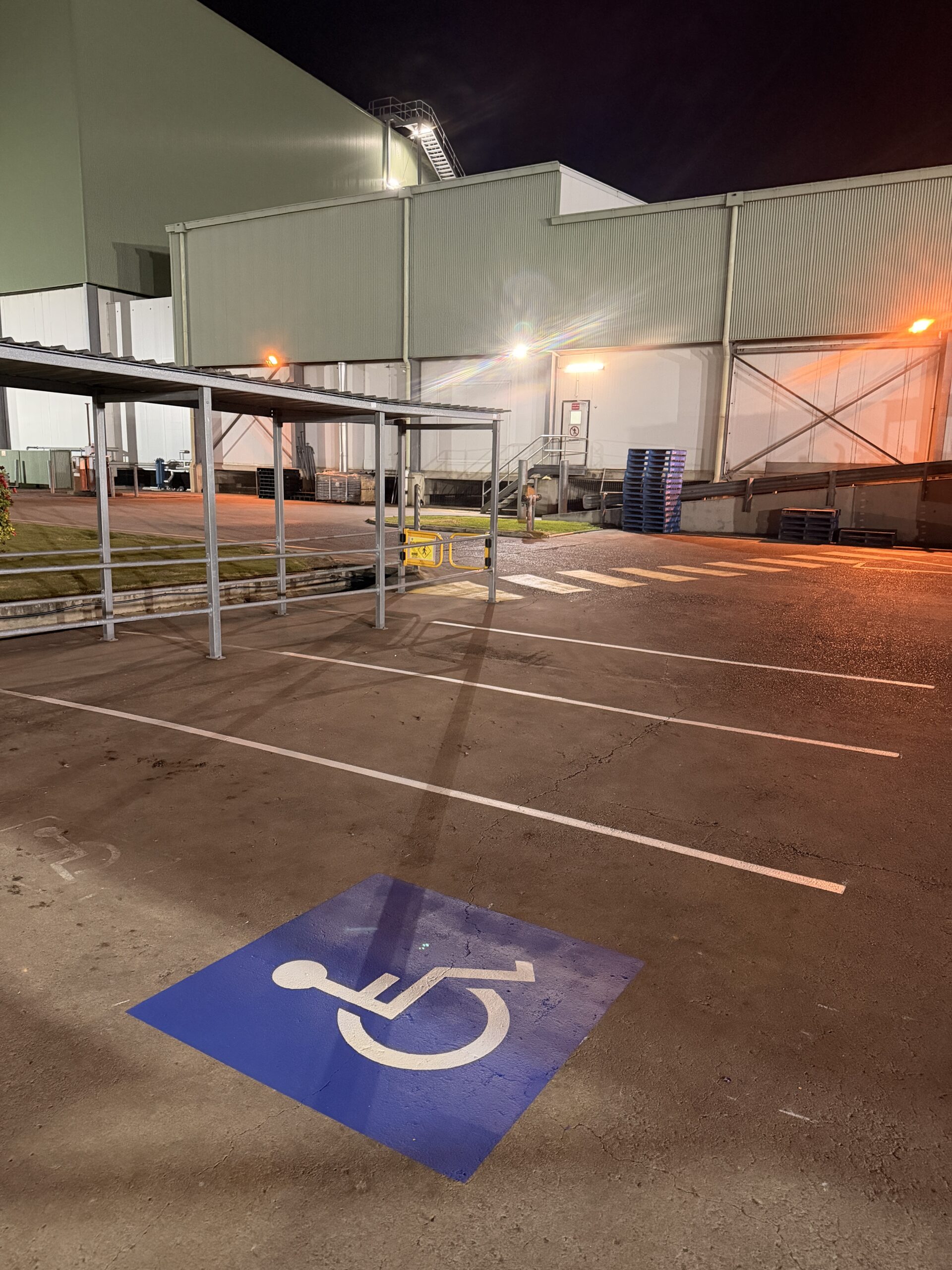Industrial line marking